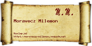 Moravecz Milemon névjegykártya